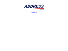 Tablet Screenshot of address.com.br